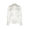 WHITE SILK SHIRT