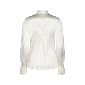 WHITE SILK SHIRT
