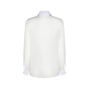 WHITE SILK SHIRT