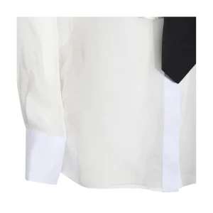 WHITE SILK SHIRT
