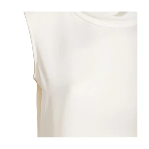 WHITE SILK TOP